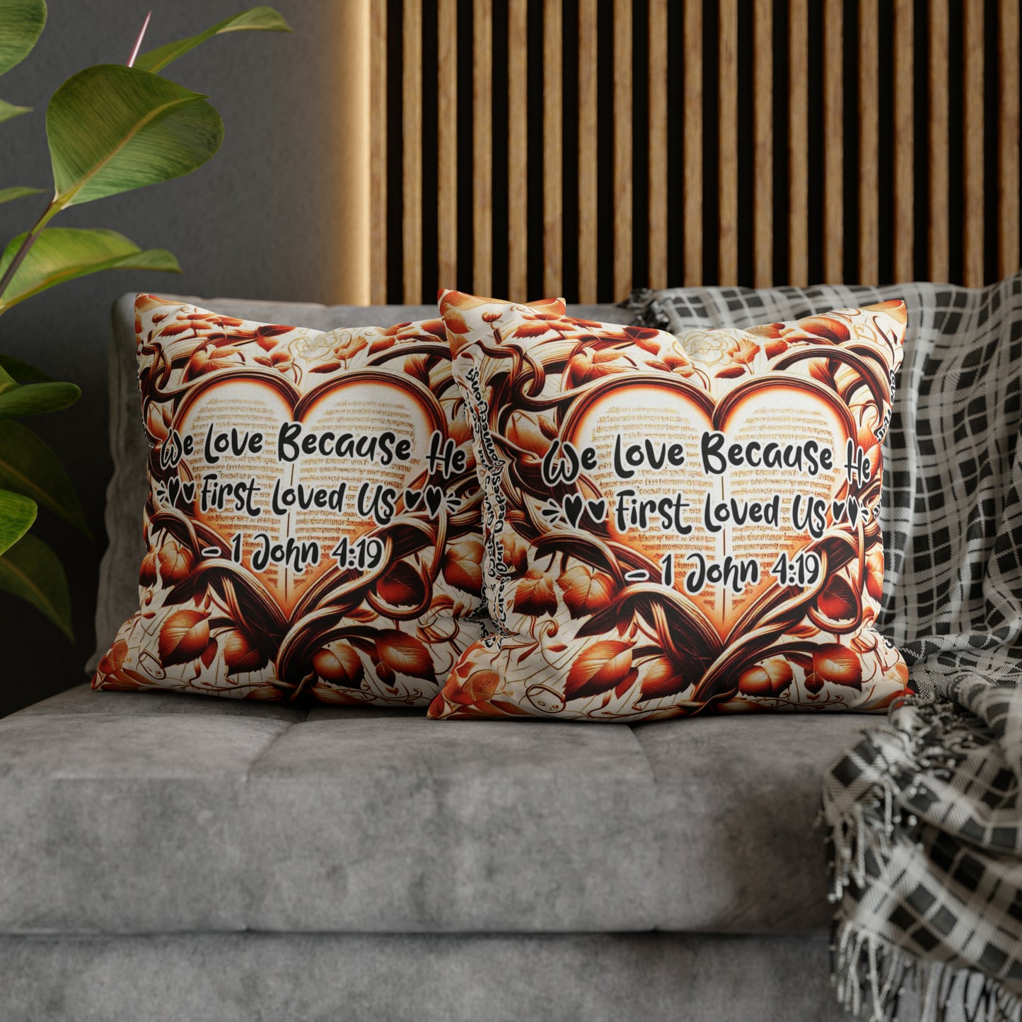 Eternal Embrace Square Pillowcase