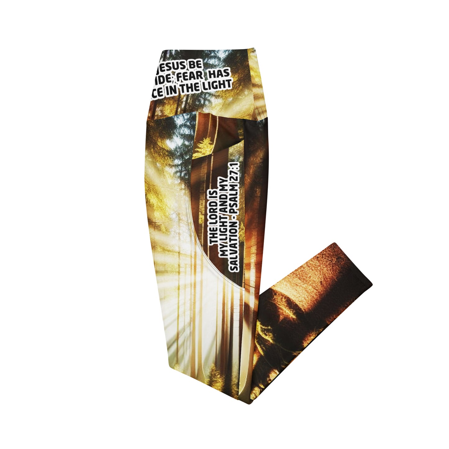 Crossover leggings with pockets - Guided by Light