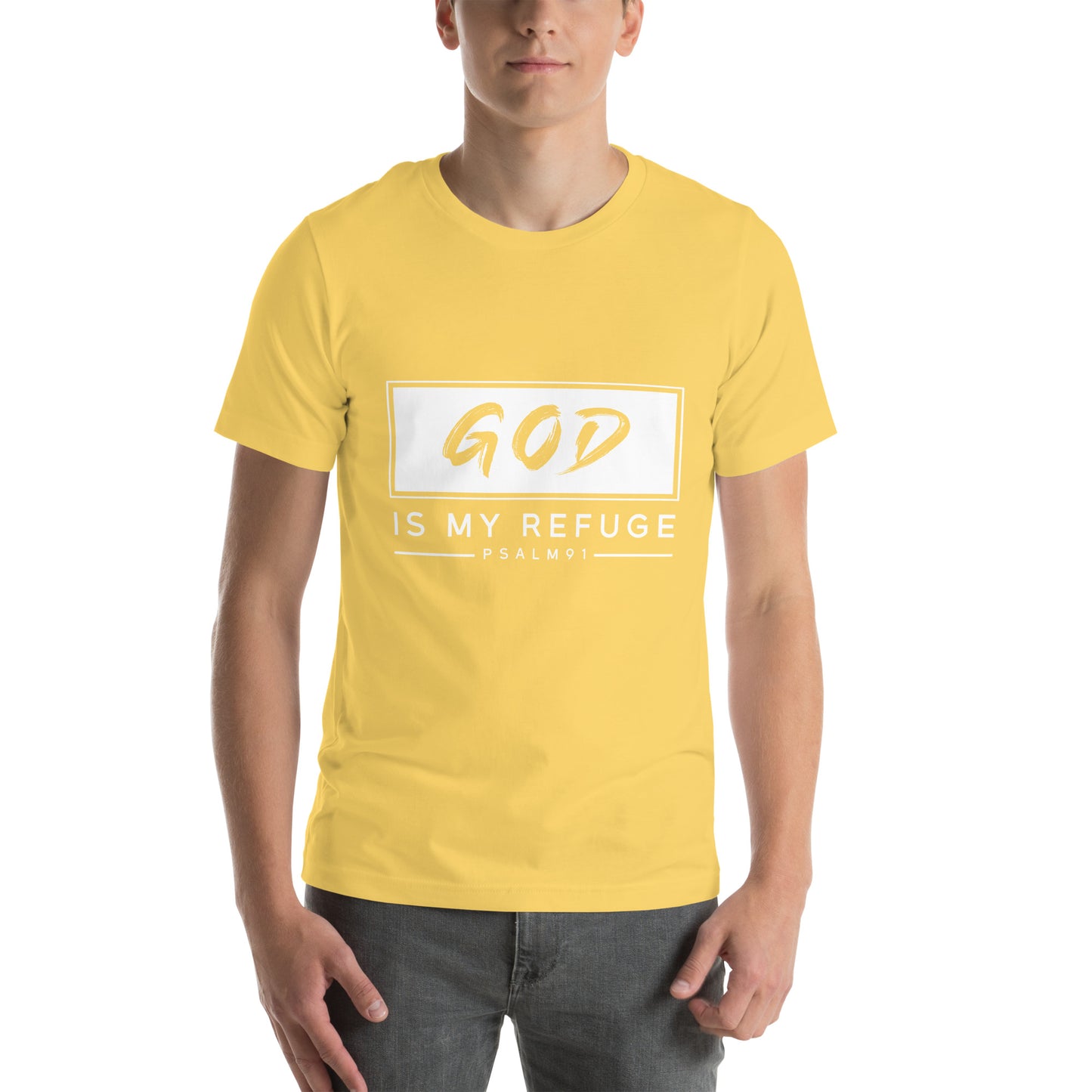 God is my refuge Unisex T-shirt