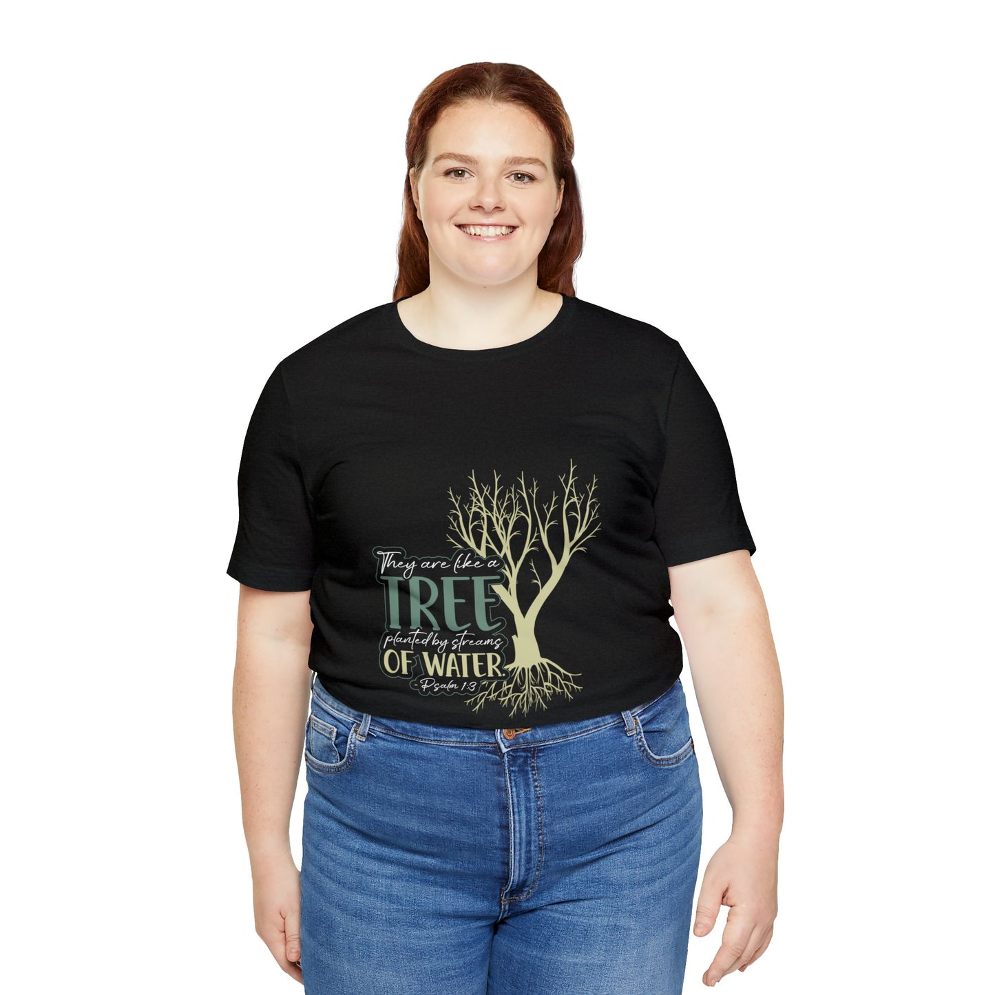 "Rooted in Faith" - Unisex Jersey Short Sleeve Tee