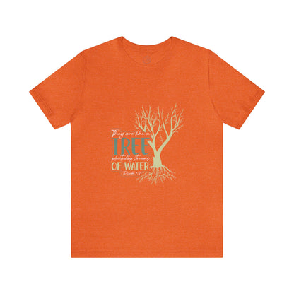"Rooted in Faith" - Unisex Jersey Short Sleeve Tee