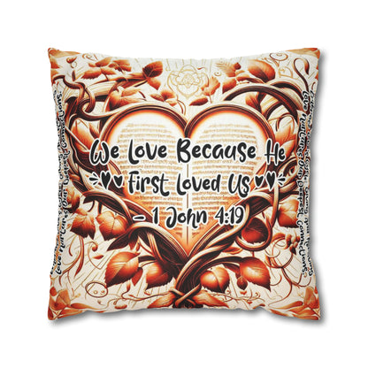 Eternal Embrace Square Pillowcase