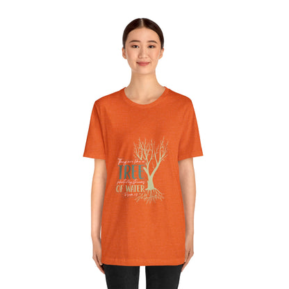 "Rooted in Faith" - Unisex Jersey Short Sleeve Tee