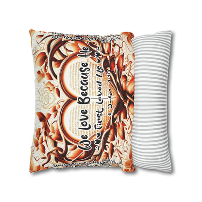 Eternal Embrace Square Pillowcase