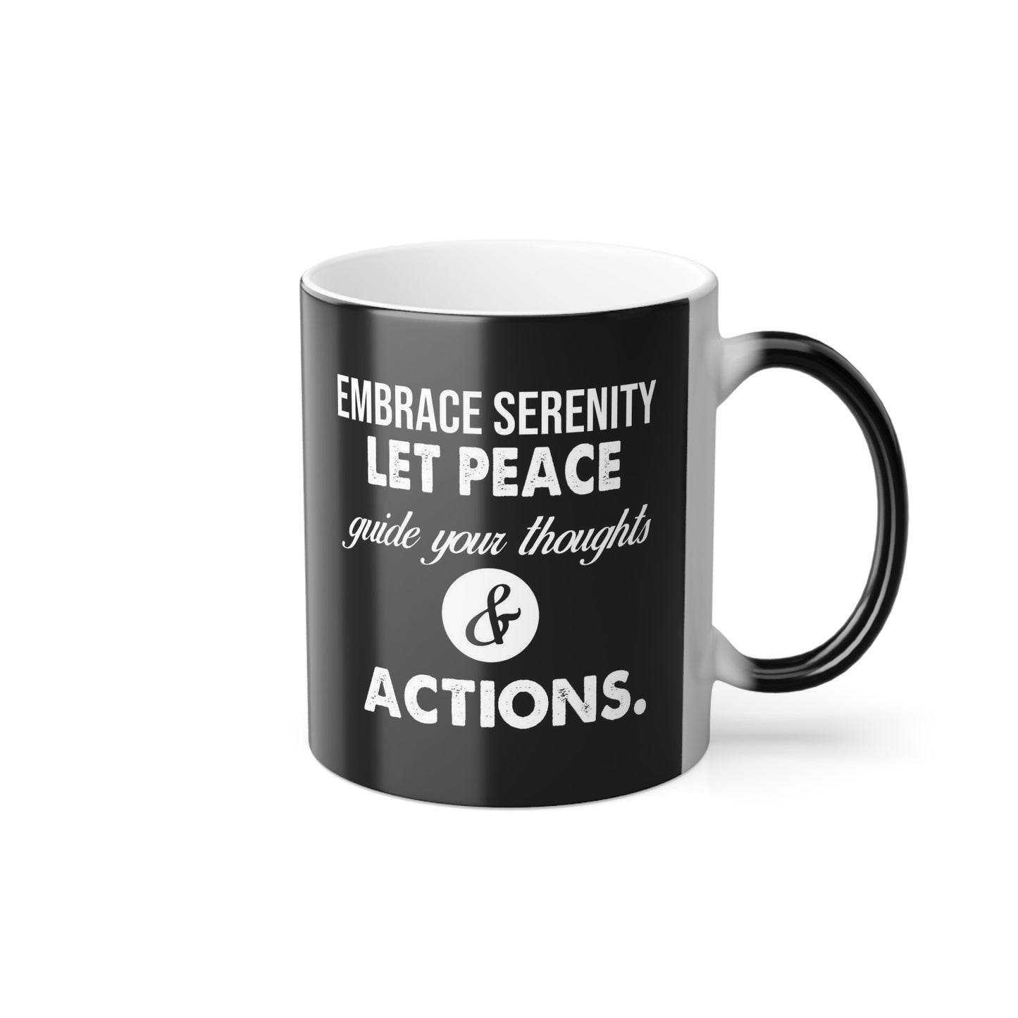 "Serenity in Every Sip" - Color Morphing Mug