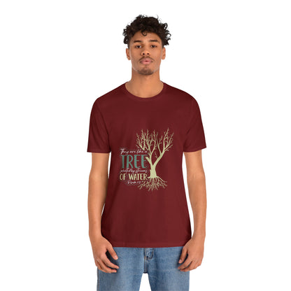 "Rooted in Faith" - Unisex Jersey Short Sleeve Tee