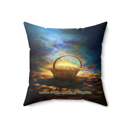 Abundant Blessings Easter Square Pillow
