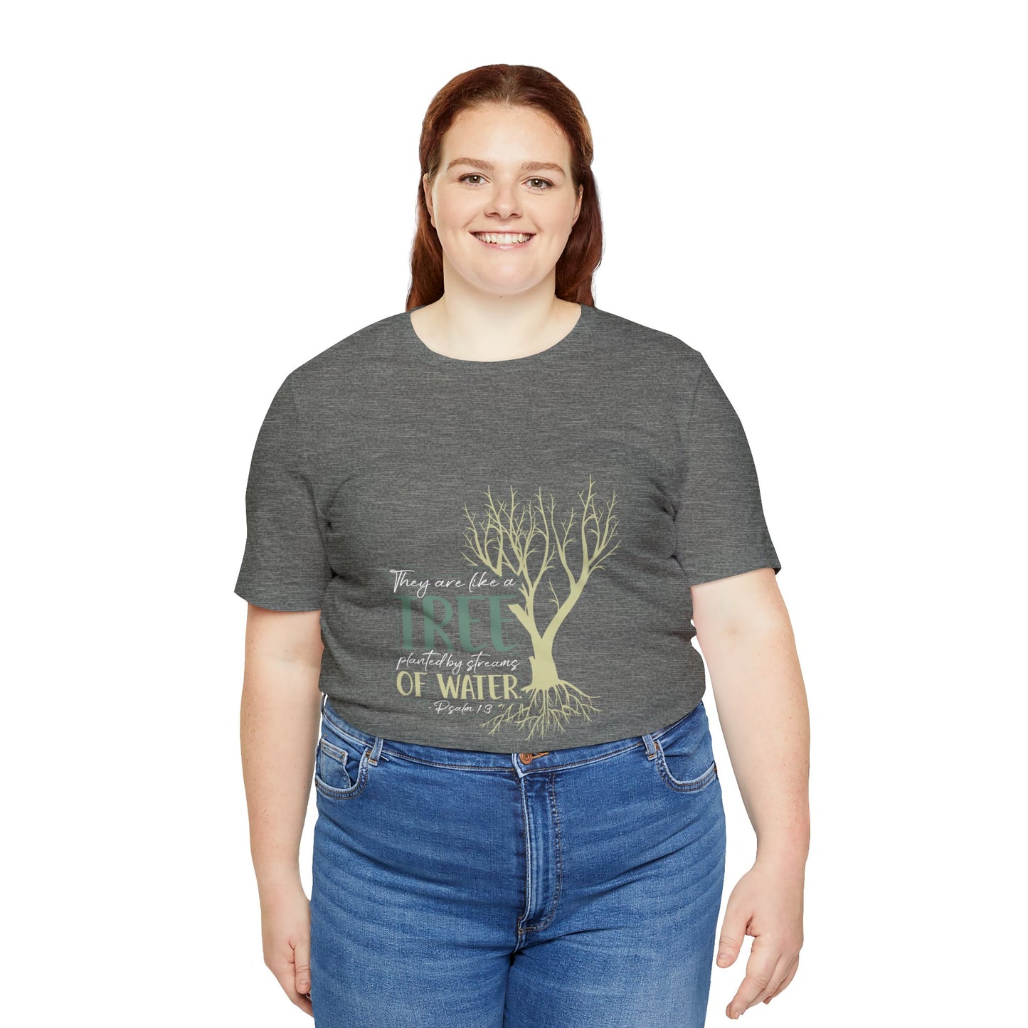 "Rooted in Faith" - Unisex Jersey Short Sleeve Tee