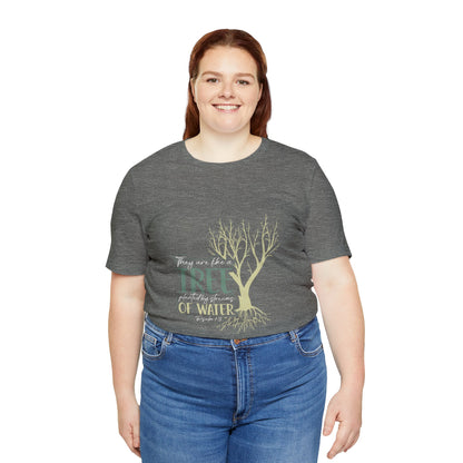 "Rooted in Faith" - Unisex Jersey Short Sleeve Tee