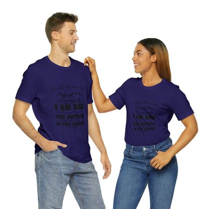 "Stillness in the Divine" - Unisex Jersey Short Sleeve Tee