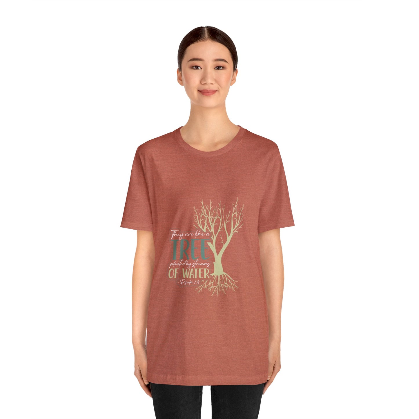 "Rooted in Faith" - Unisex Jersey Short Sleeve Tee