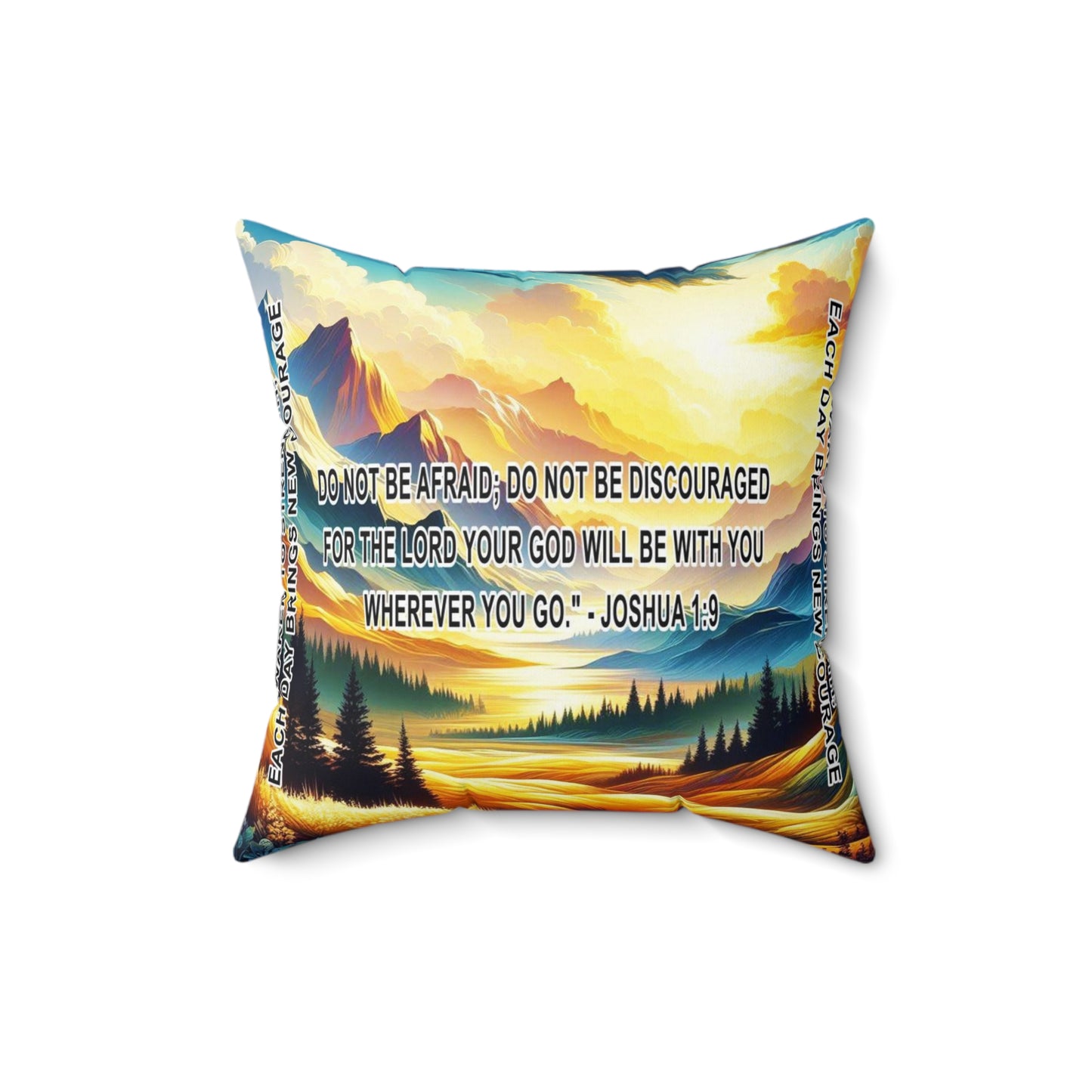 Serenity & Strength Square Pillow