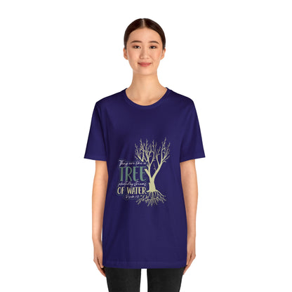 "Rooted in Faith" - Unisex Jersey Short Sleeve Tee