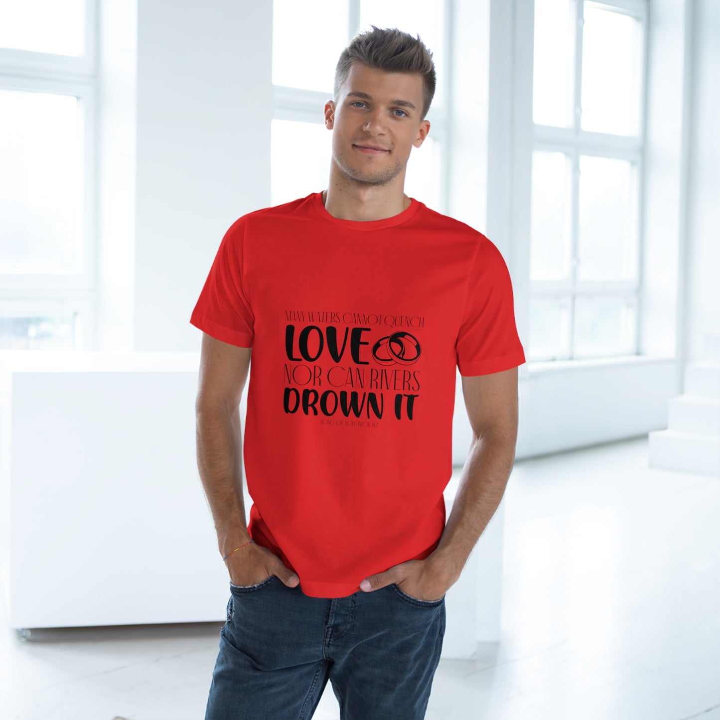 "Unquenchable Love" - Unisex Deluxe T-shirt