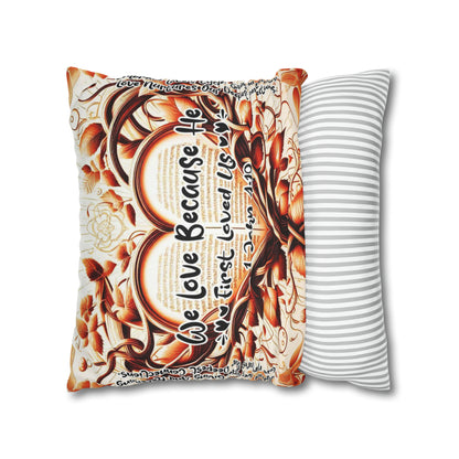 Eternal Embrace Square Pillowcase