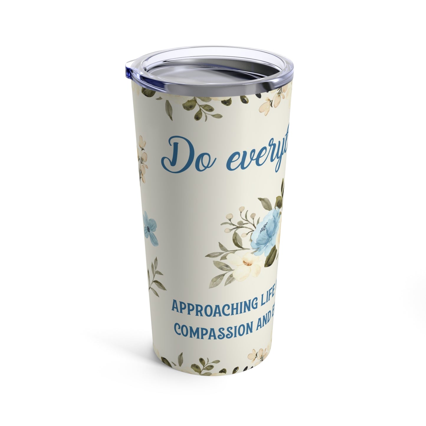 "Love in Action" - Stainless Steel Tumbler