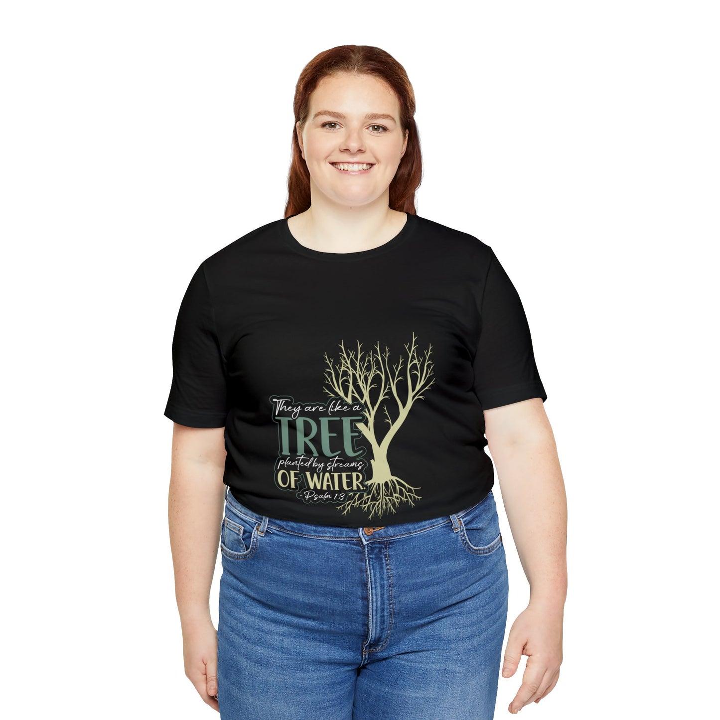 "Rooted in Faith" - Unisex Jersey Short Sleeve Tee