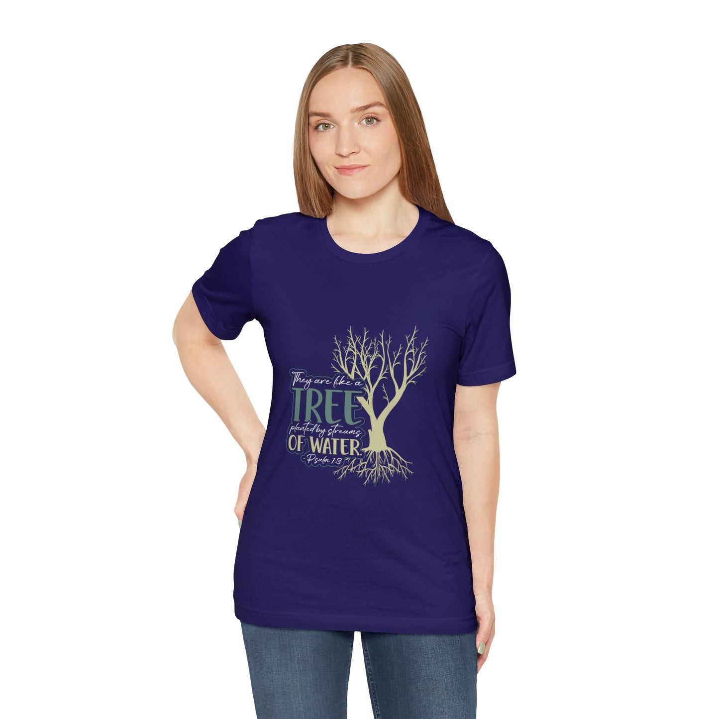 "Rooted in Faith" - Unisex Jersey Short Sleeve Tee