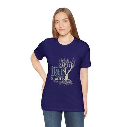 "Rooted in Faith" - Unisex Jersey Short Sleeve Tee