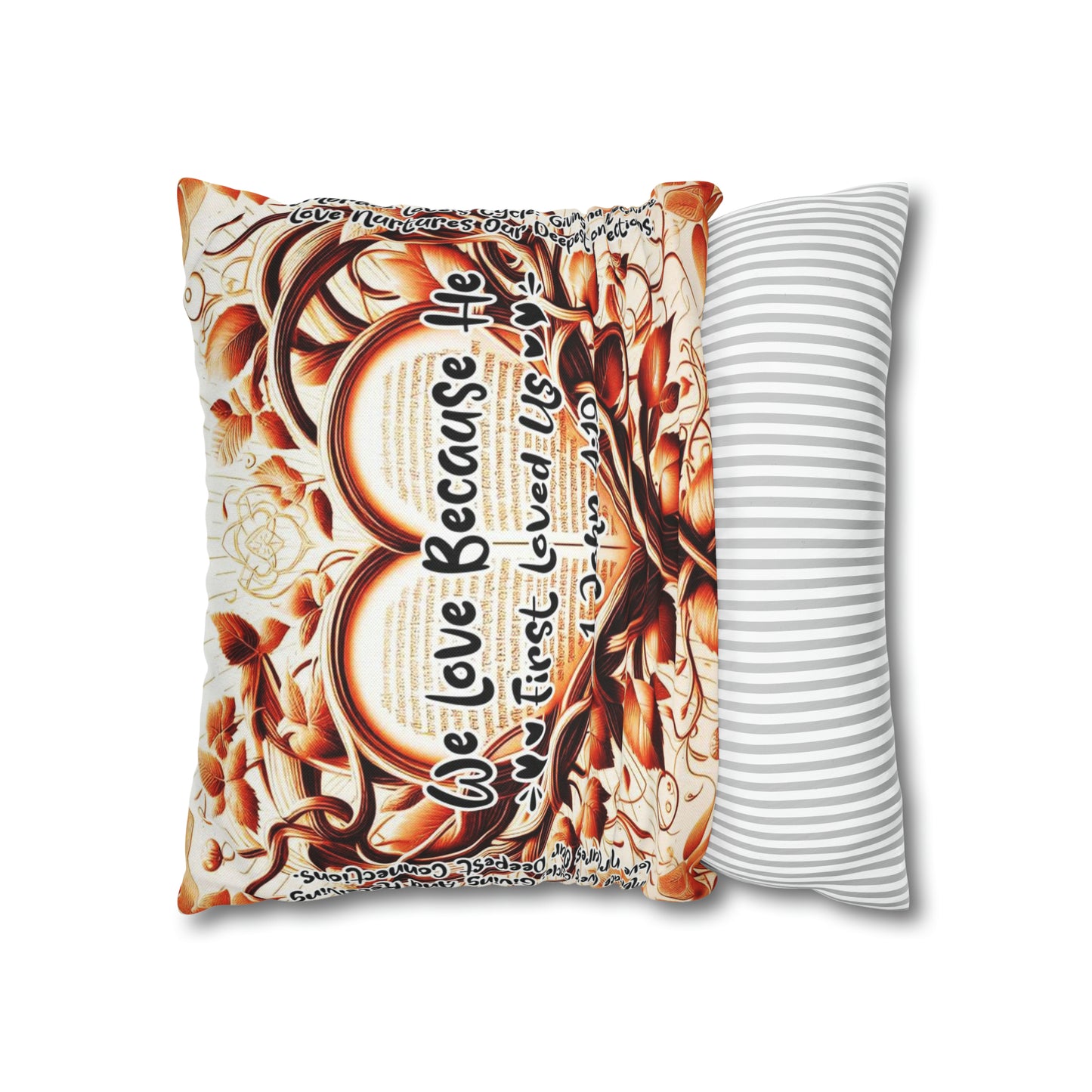 Eternal Embrace Square Pillowcase