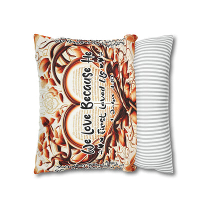 Eternal Embrace Square Pillowcase