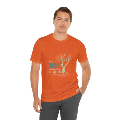 "Rooted in Faith" - Unisex Jersey Short Sleeve Tee