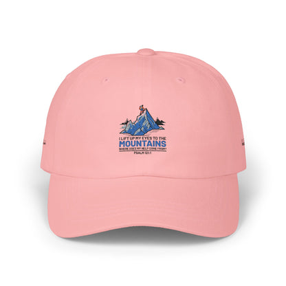 Mountains Dad Cap — 'I Live for the Mountains' Embroidered Hiking Hat