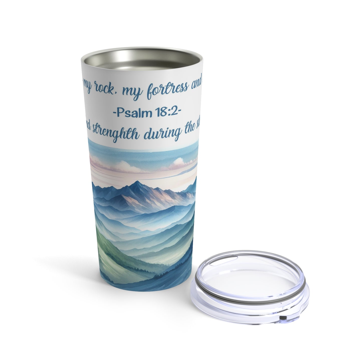 "Strength in the Storm" Stainless Steel Tumbler