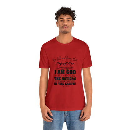 "Stillness in the Divine" - Unisex Jersey Short Sleeve Tee