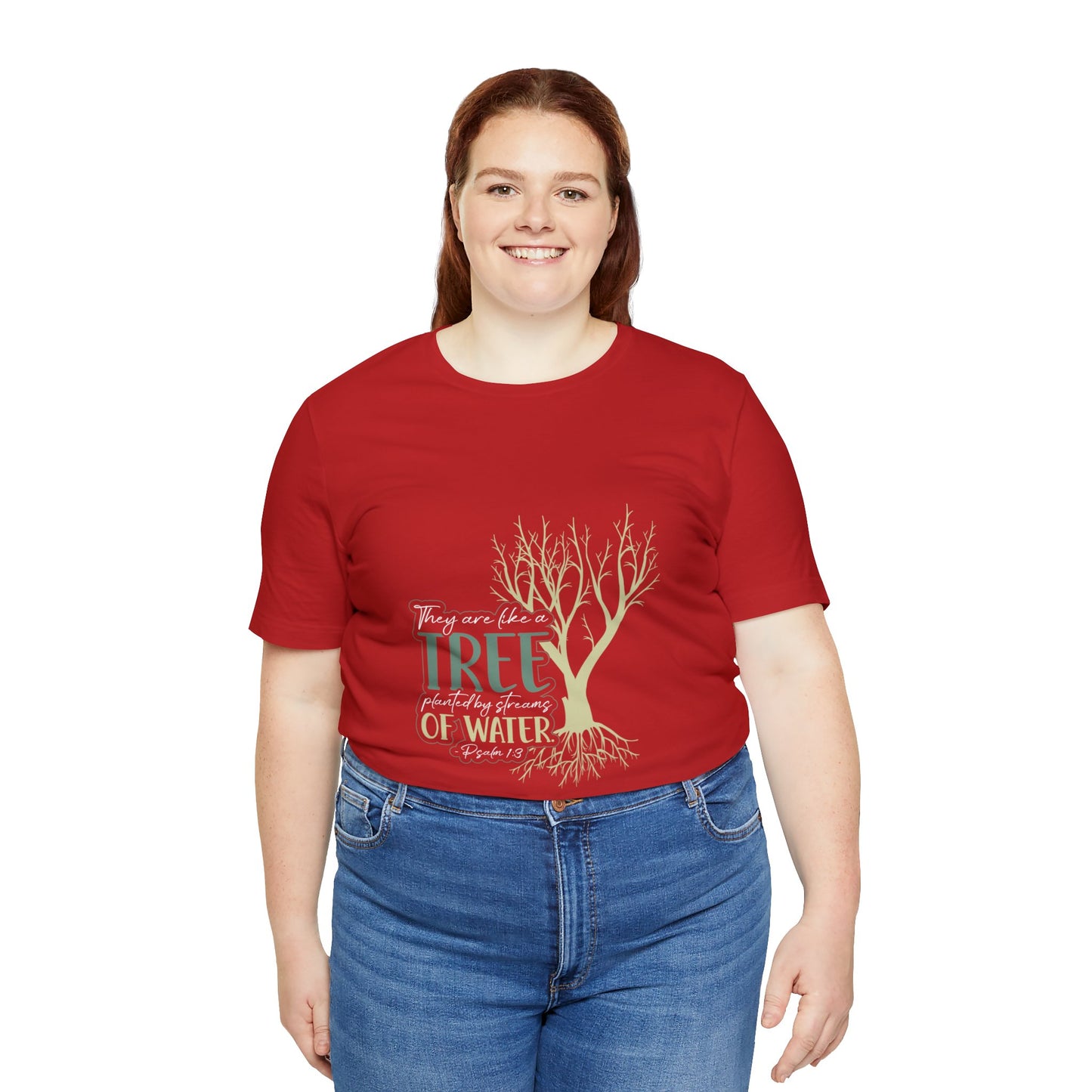 "Rooted in Faith" - Unisex Jersey Short Sleeve Tee