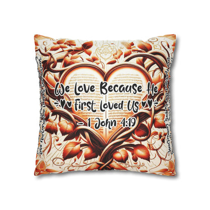 Eternal Embrace Square Pillowcase
