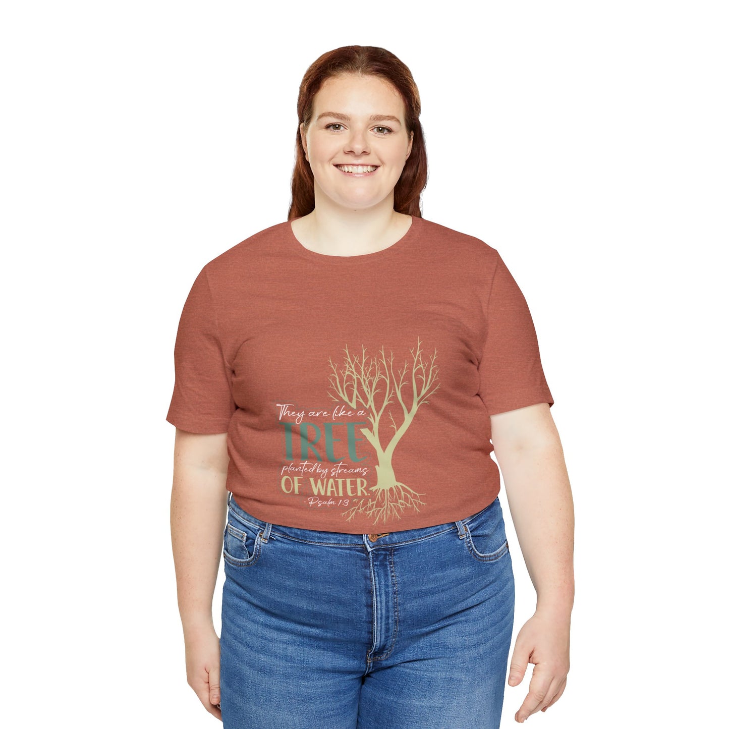 "Rooted in Faith" - Unisex Jersey Short Sleeve Tee