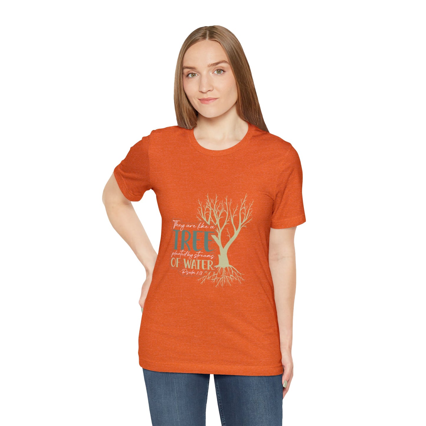 "Rooted in Faith" - Unisex Jersey Short Sleeve Tee
