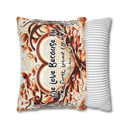 Eternal Embrace Square Pillowcase