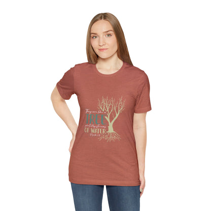 "Rooted in Faith" - Unisex Jersey Short Sleeve Tee