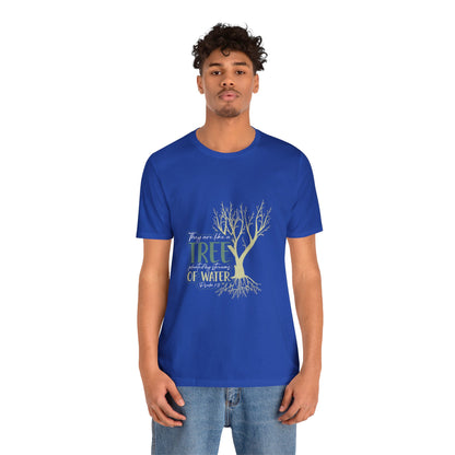 "Rooted in Faith" - Unisex Jersey Short Sleeve Tee