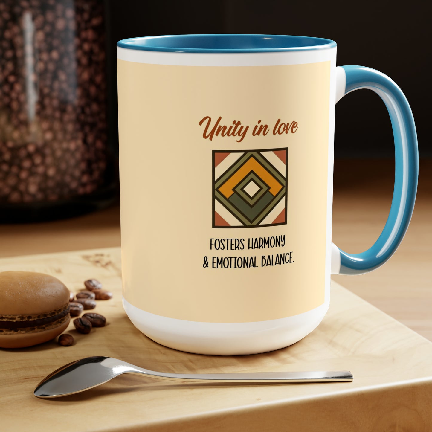 "Unity in Love" Two-Tone Ceramic Mug