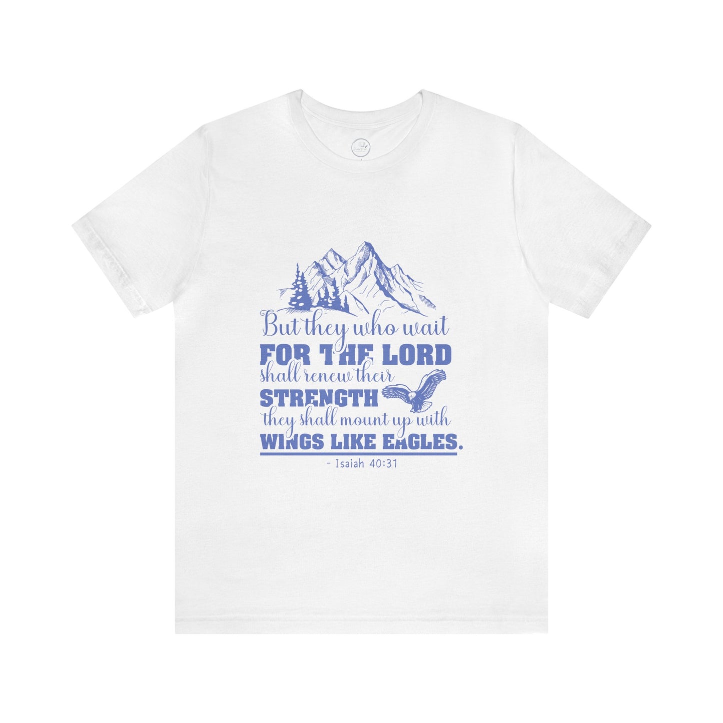 "Soar on Wings of Strength" - Unisex Jersey Short Sleeve Tee