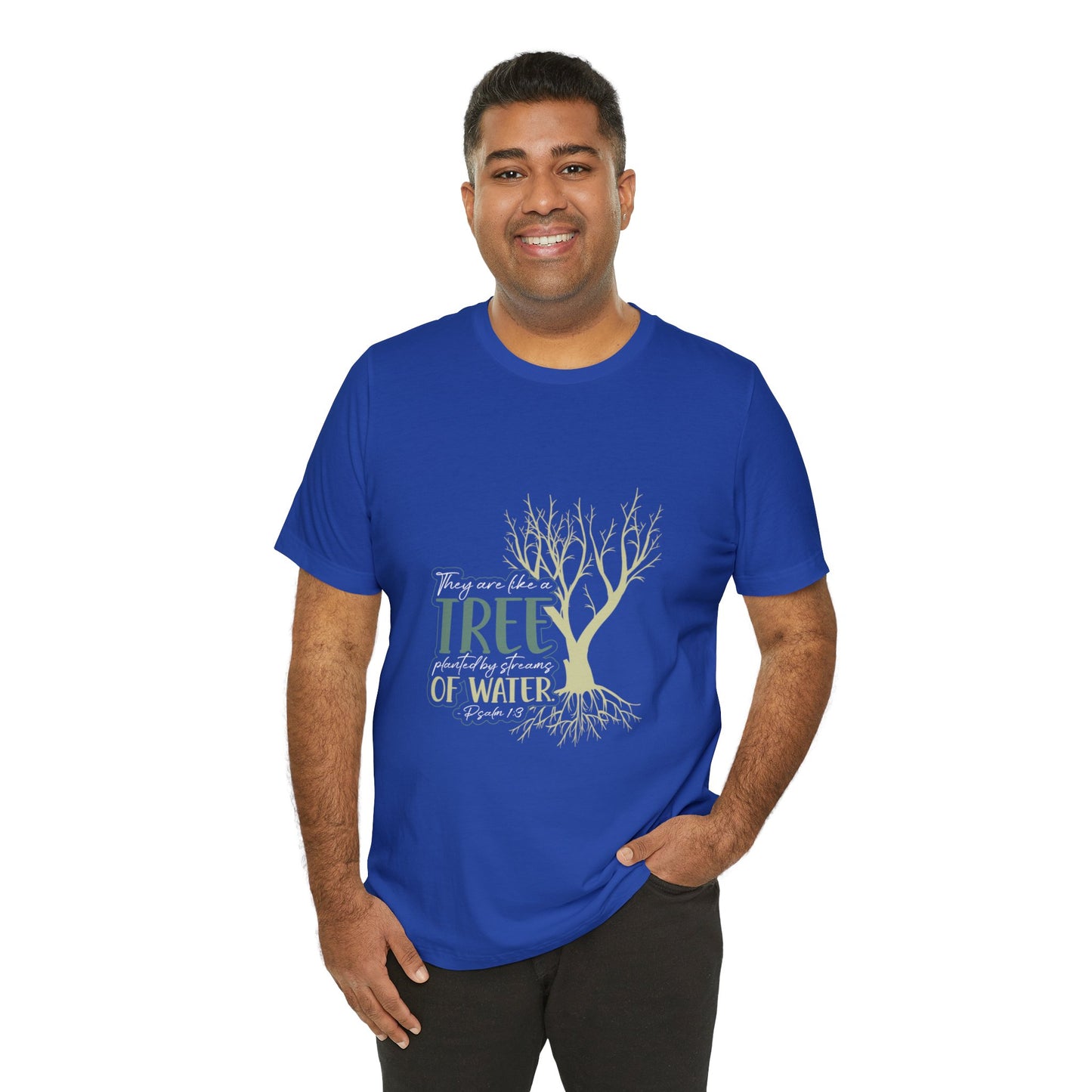 "Rooted in Faith" - Unisex Jersey Short Sleeve Tee
