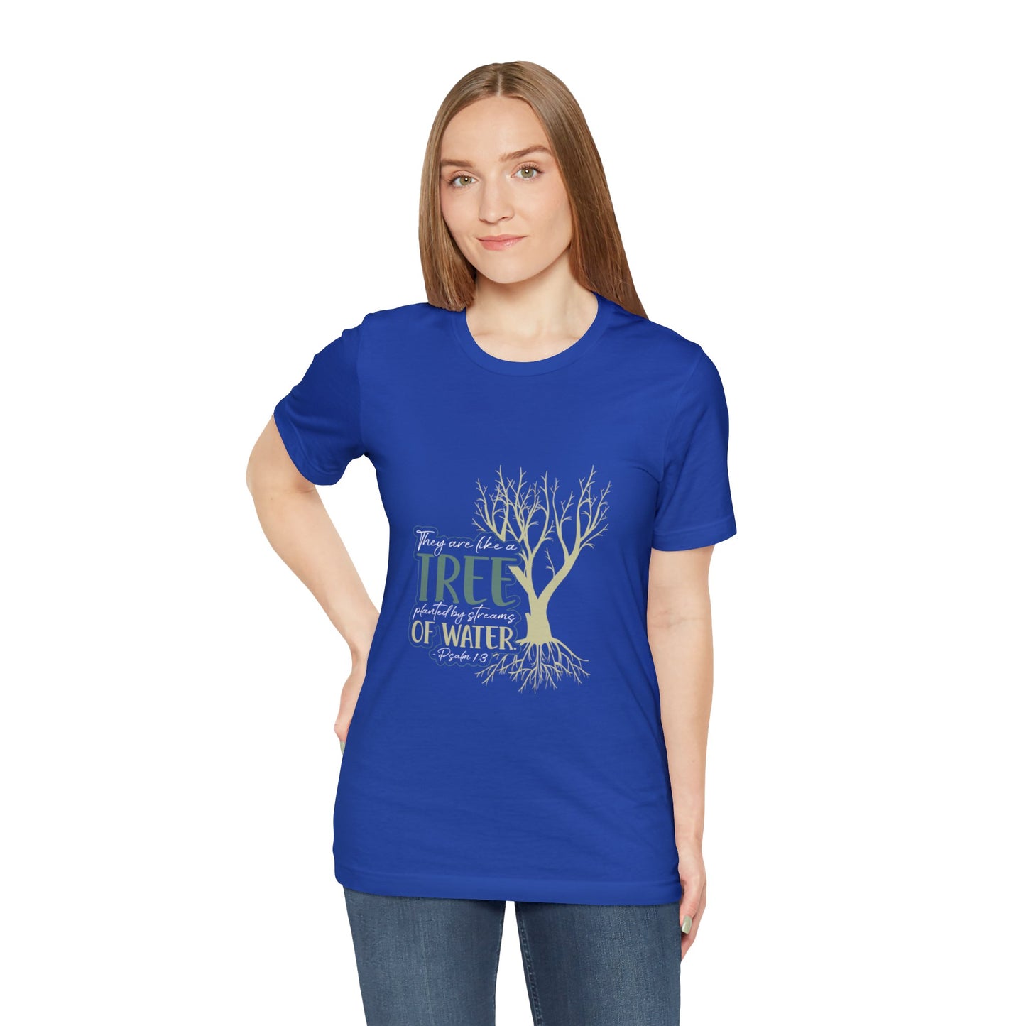 "Rooted in Faith" - Unisex Jersey Short Sleeve Tee