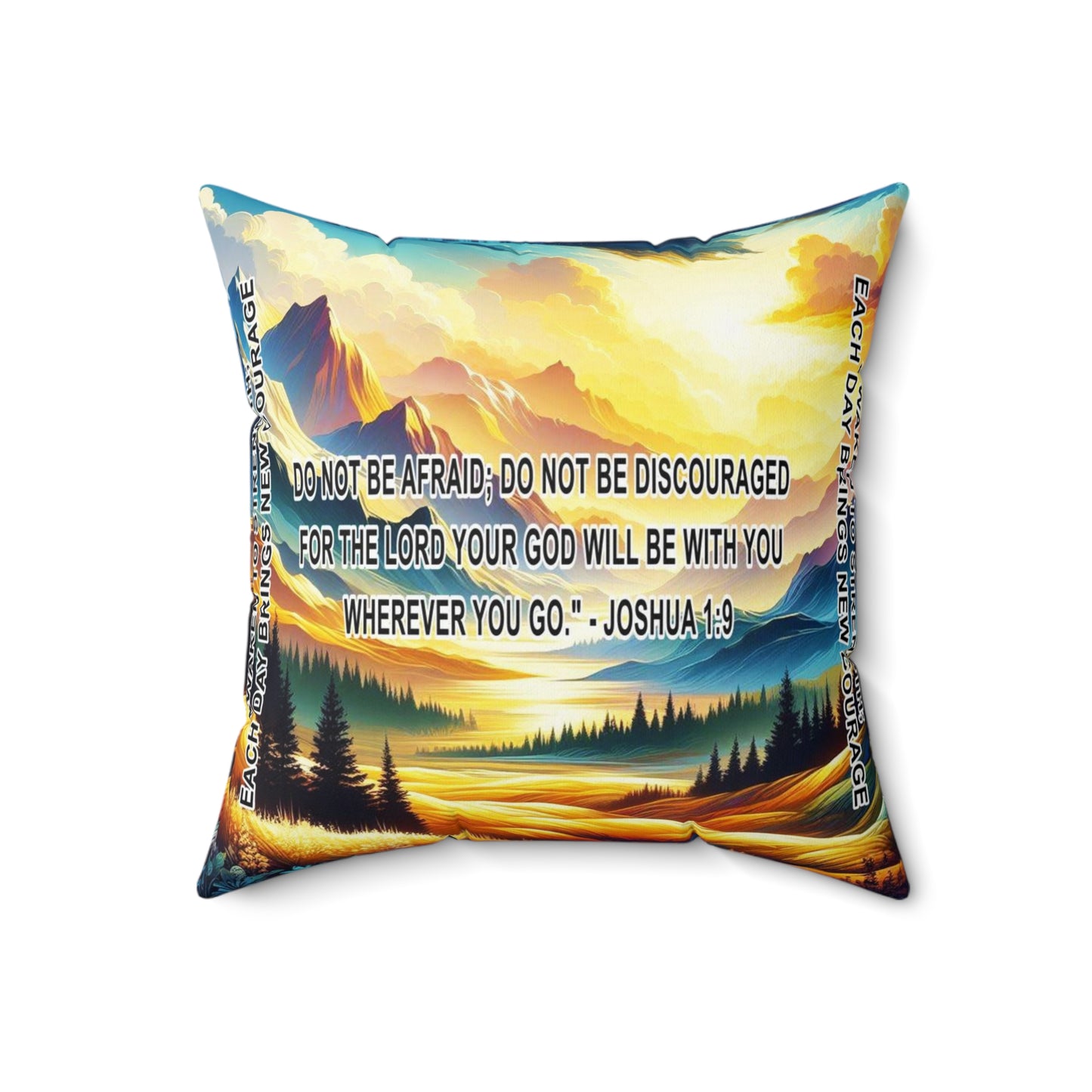Serenity & Strength Square Pillow