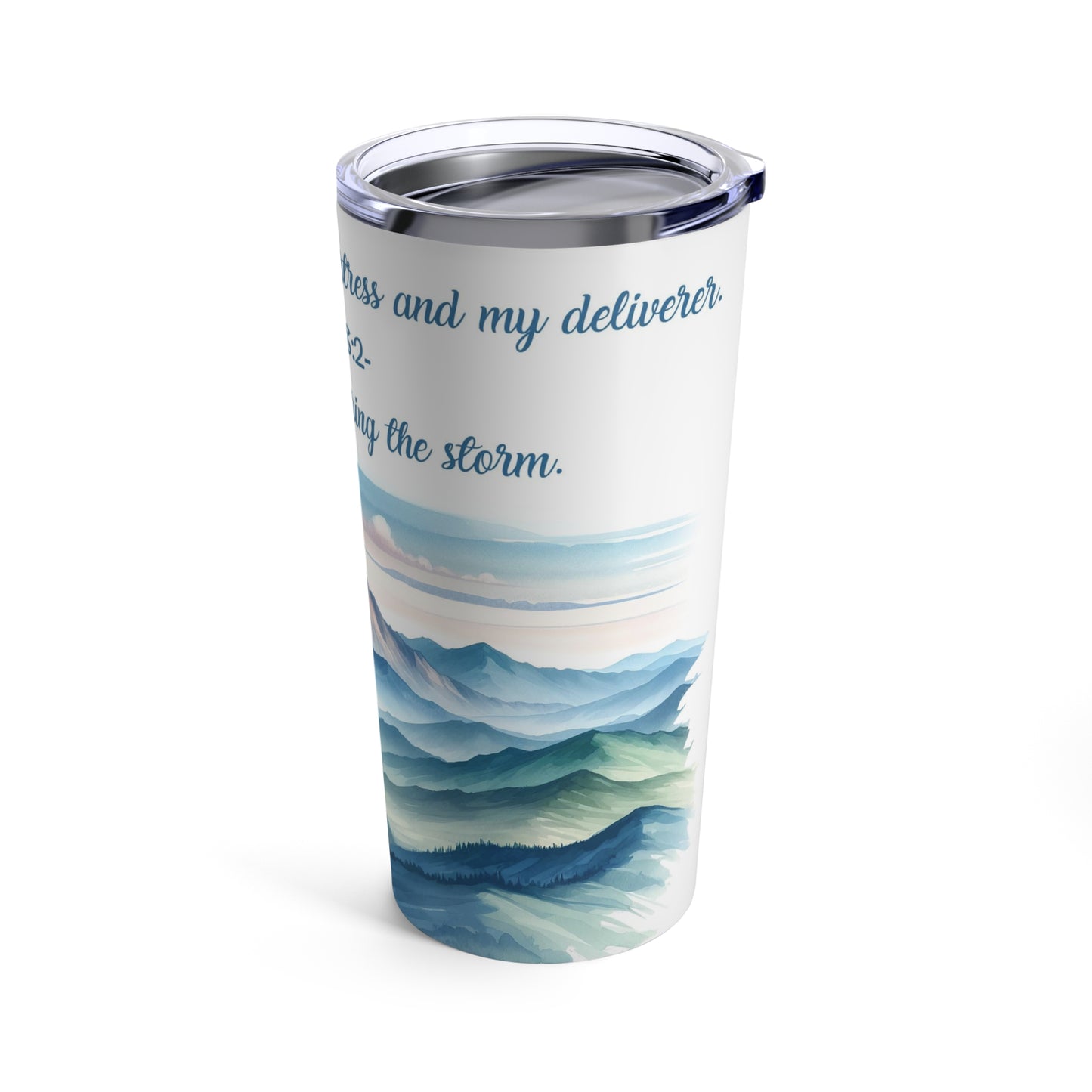 "Strength in the Storm" Stainless Steel Tumbler