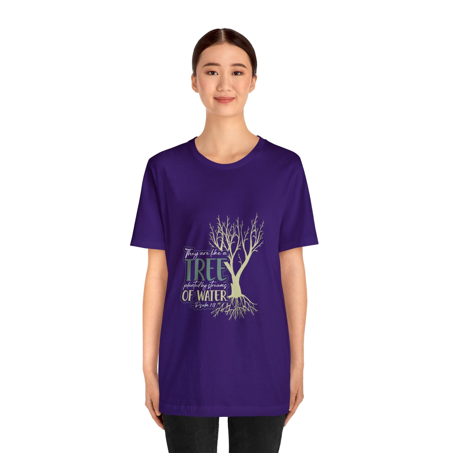 "Rooted in Faith" - Unisex Jersey Short Sleeve Tee
