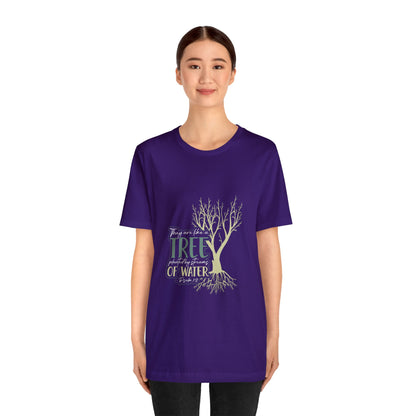 "Rooted in Faith" - Unisex Jersey Short Sleeve Tee