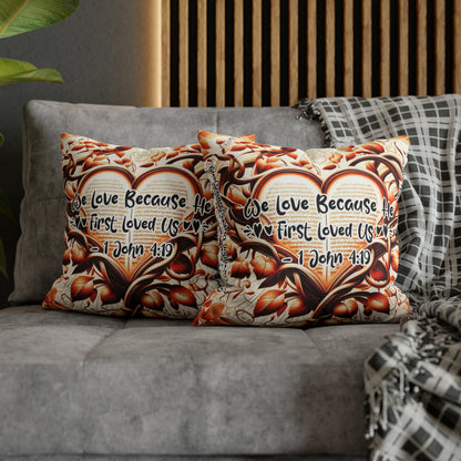 Eternal Embrace Square Pillowcase