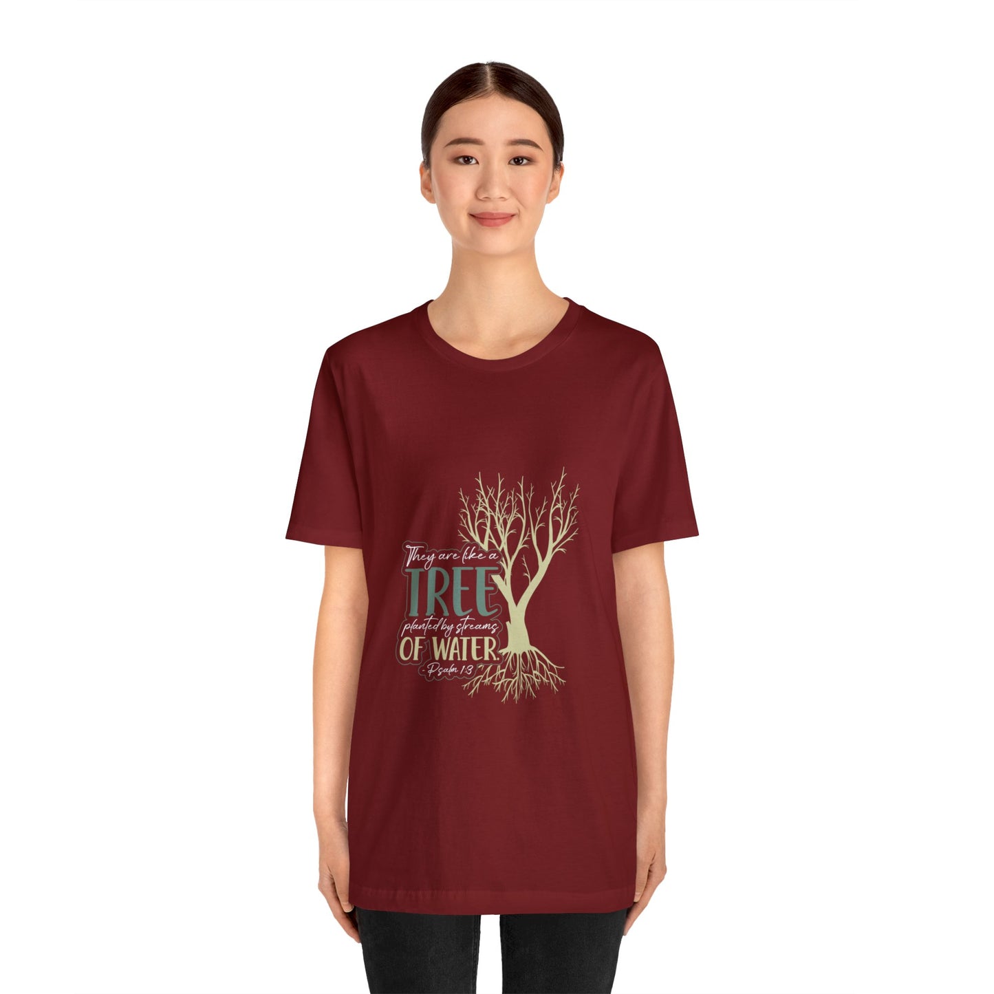 "Rooted in Faith" - Unisex Jersey Short Sleeve Tee