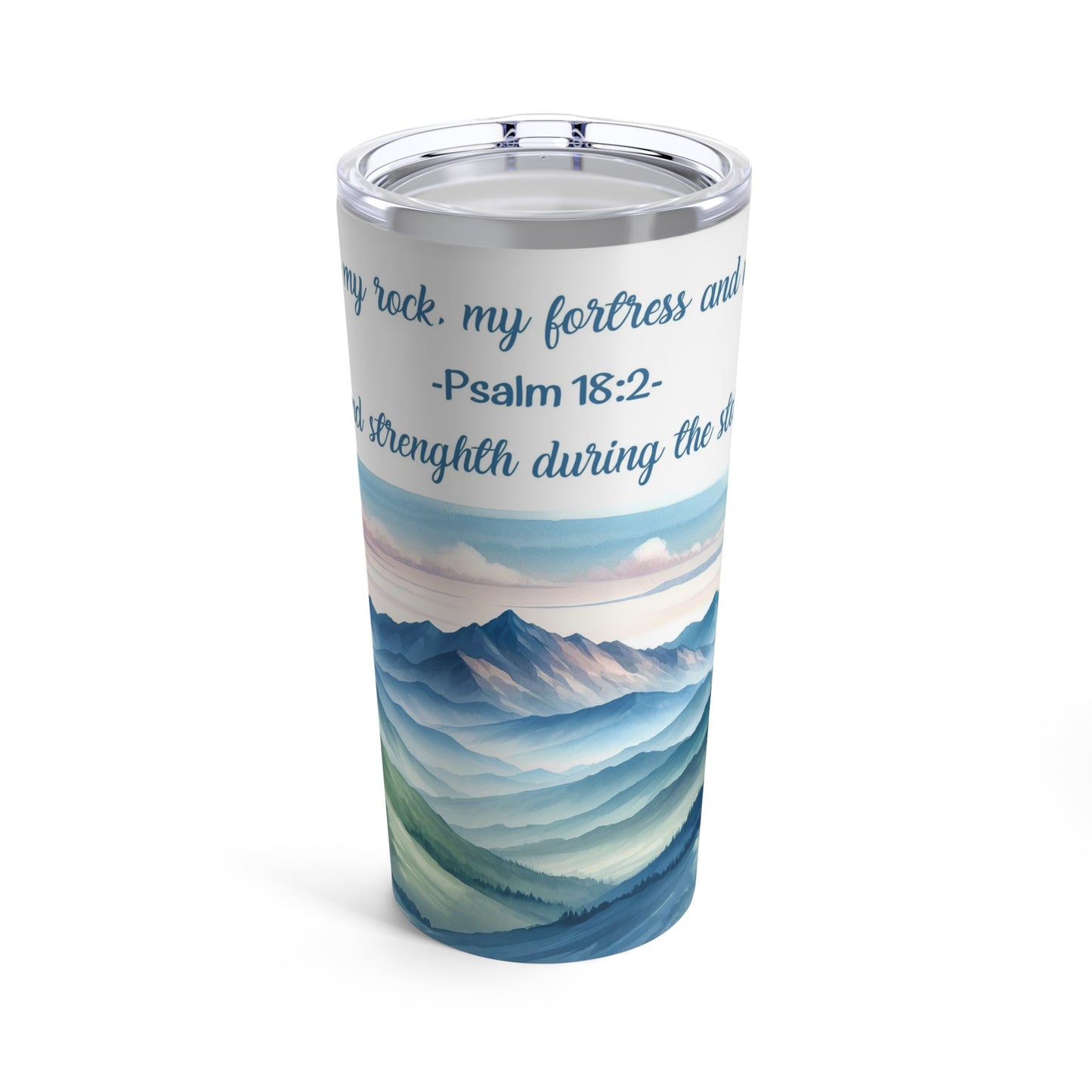 "Strength in the Storm" Stainless Steel Tumbler