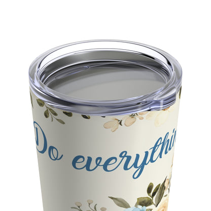 "Love in Action" - Stainless Steel Tumbler