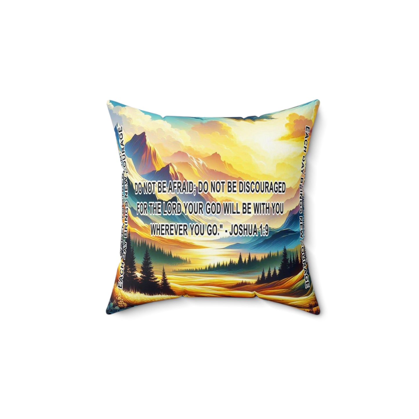 Serenity & Strength Square Pillow