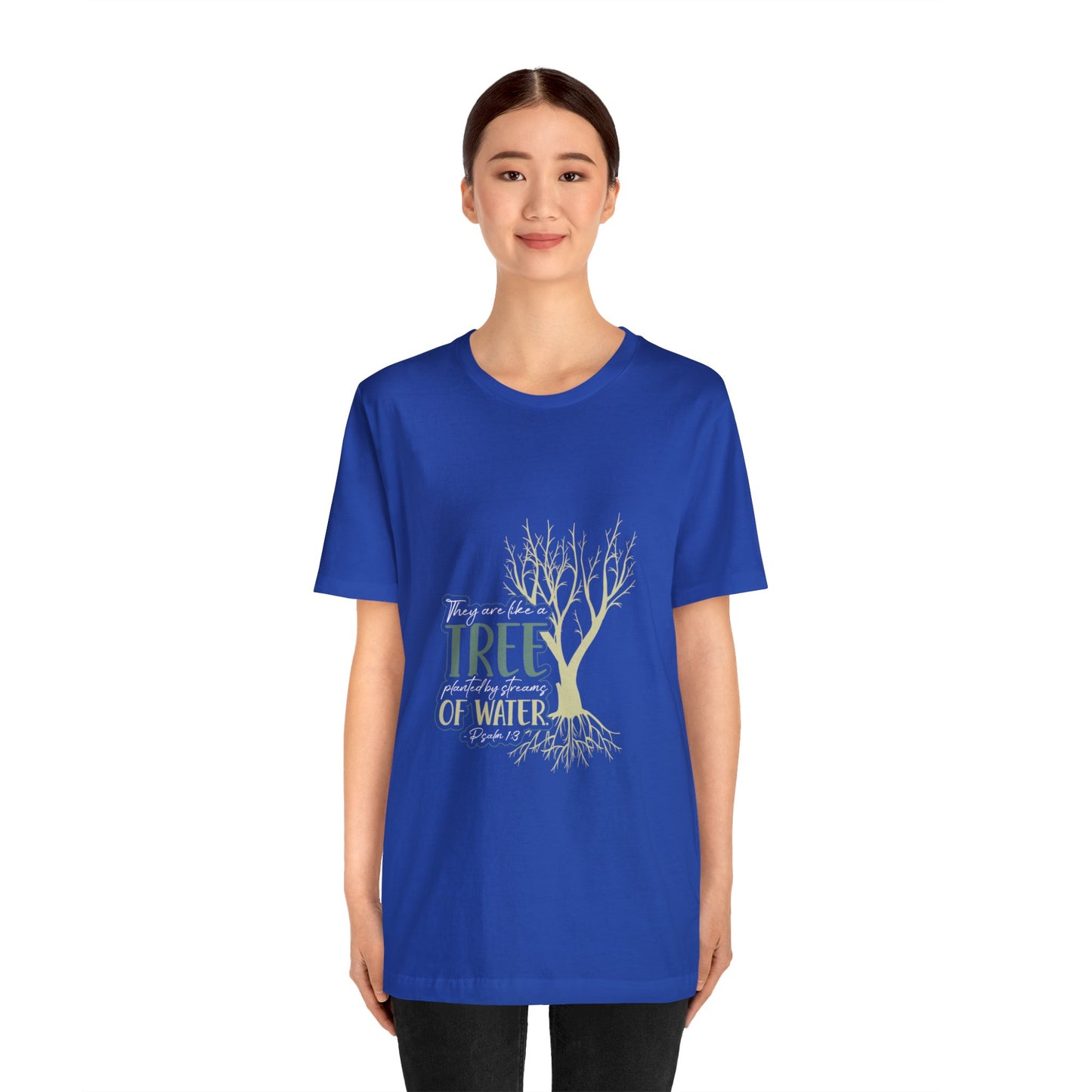 "Rooted in Faith" - Unisex Jersey Short Sleeve Tee
